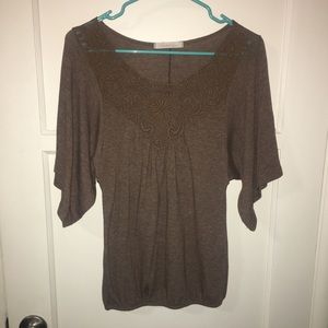 Brown top from Charlotte Russe